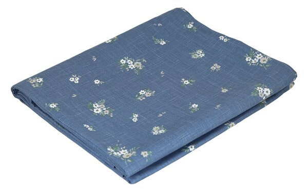 Bavlněný ubrus Flora Blue 240x140 cm Strömshaga