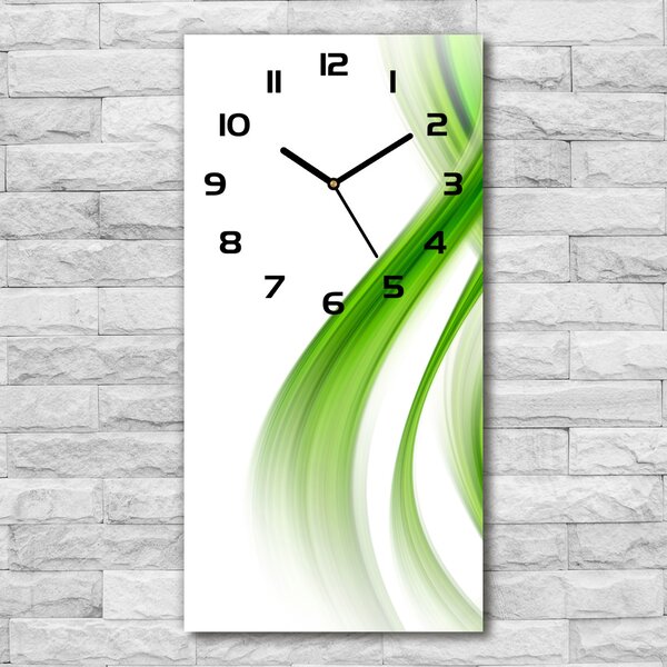 Nástěnné hodiny tiché Abstrakce vlna pl_zsp_30x60_c-f_11457928