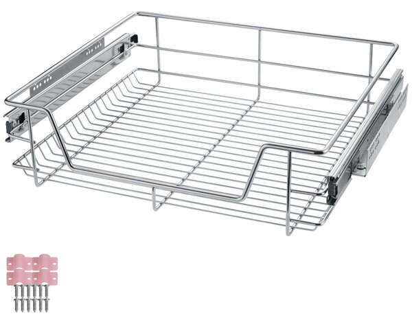 Tectake Teleskopická zásuvka do kuchyně, ložnice - 60 cm, za kus