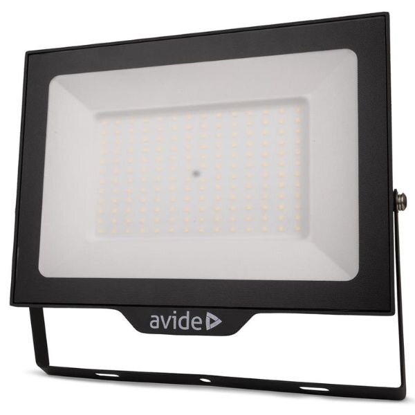 Prémiový ultratenký LED reflektor černý 150W 15000lm, denní, s přípravou na čidlo, 3 roky