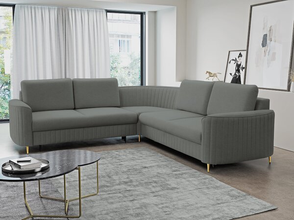 Rohová sedací souprava Loreen (šedá) (P). Akce -25%