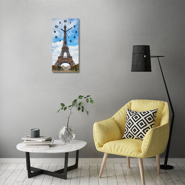 Nástěnné hodiny Eiffelova věž Příž pl_zsp_30x60_c-f_133120820
