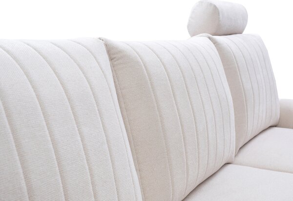 Rohová sedací souprava Monique (bílá) (P). Akce -25%