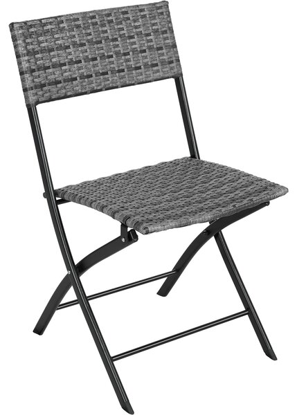 Tectake Zahradní sestava Trevi - šedá