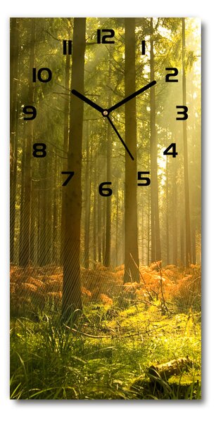 Moderní hodiny nástěnné Hezký les pl_zsp_30x60_c-f_27621934