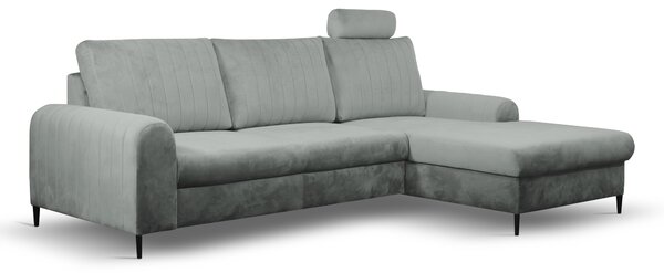 Rohová sedací souprava Monique (šedá) (P). Akce -24%
