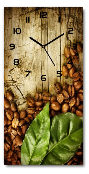 Moderní hodiny nástěnné Zrnka kávy pl_zsp_30x60_c-f_35516125