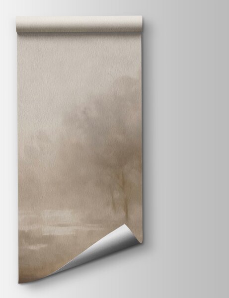 Fototapeta Mlžná krajina se stromy, Přírodní fototapety, Populární fototapety, w03596 - Tapeko.co.cz