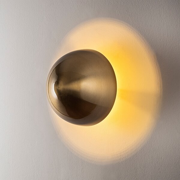 Opviq Nástěnná lampa Fungal 20 cm zlatá