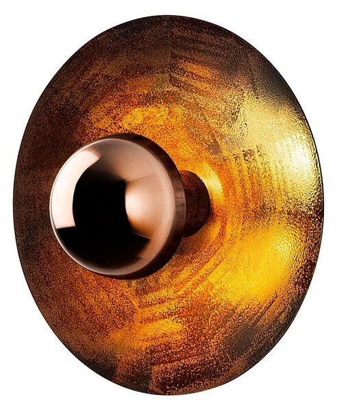 Opviq Nástěnná lampa Kurt 28 cm měděná