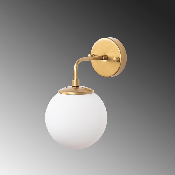 Opviq Nástěnná lampa Horn II zlatá
