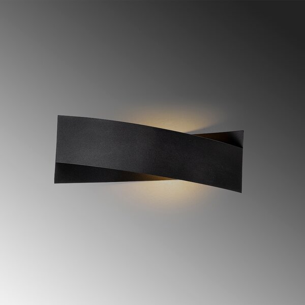 Opviq Nástěnná lampa Paddle černá