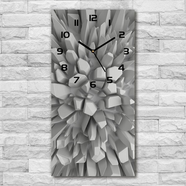 Nástěnné skleněné hodiny Abstrakce 3D pl_zsp_30x60_c-f_45557275