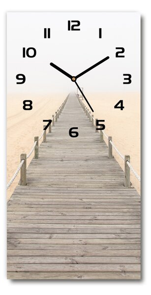 Nástěnné hodiny tiché Stezka na pláži pl_zsp_30x60_c-f_47540889