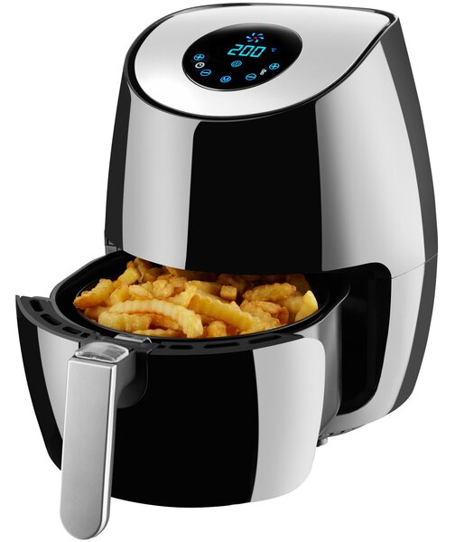 Tectake Horkovzdušná fritéza Mitch 3,6 l - černá