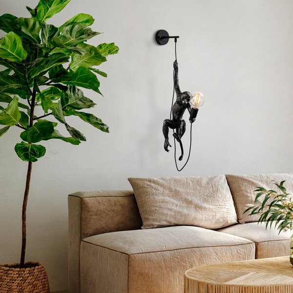 Opviq Nástěnná lampa Singe černá