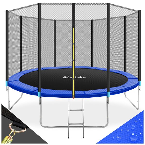 Tectake Trampolína s bezpečnostní sítí - 396 cm