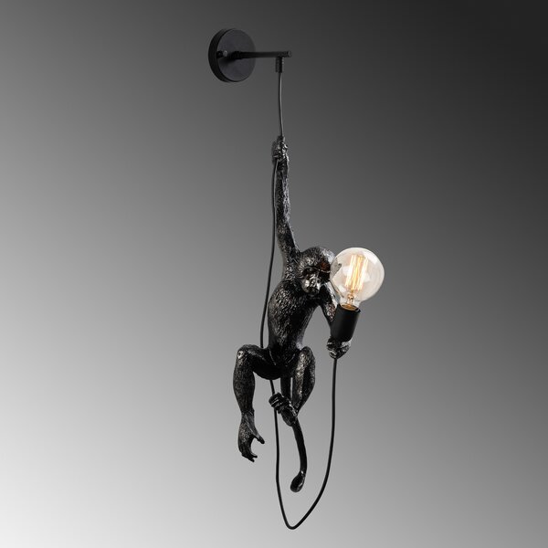 Opviq Nástěnná lampa Singe černá