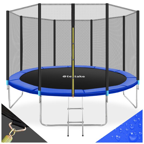 Tectake Trampolína s bezpečnostní sítí - 366 cm