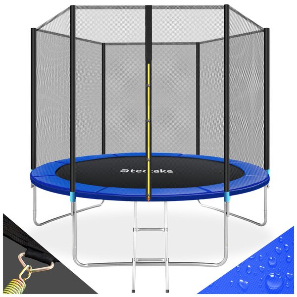 Tectake Trampolína s bezpečnostní sítí - 305 cm