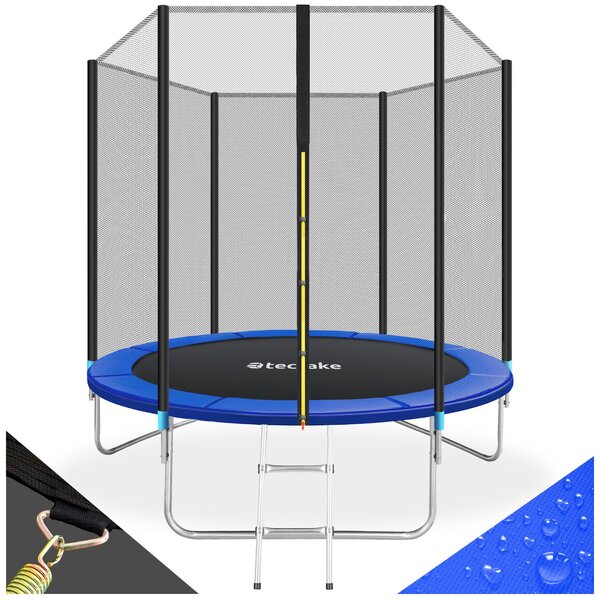 Tectake Trampolína s bezpečnostní sítí - 244 cm