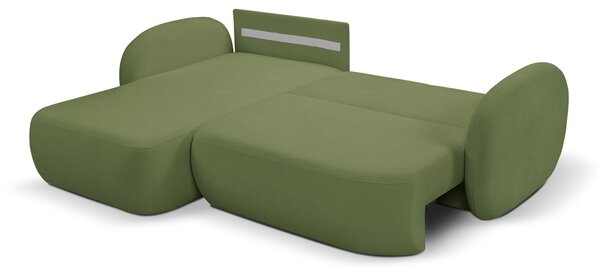 Rohová sedací souprava Onyx (zelená) (L). Akce -25%