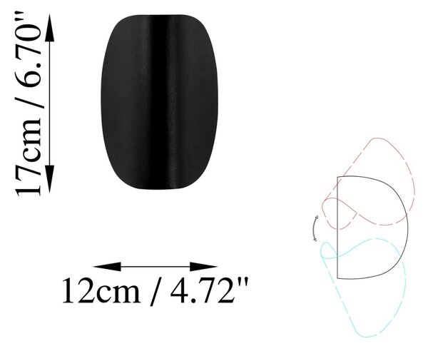 Opviq Nástěnná LED lampa Heybe černá