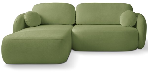 Rohová sedací souprava Onyx (zelená) (L). Akce -25%