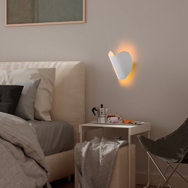 Opviq Nástěnná LED lampa Heybe chrom