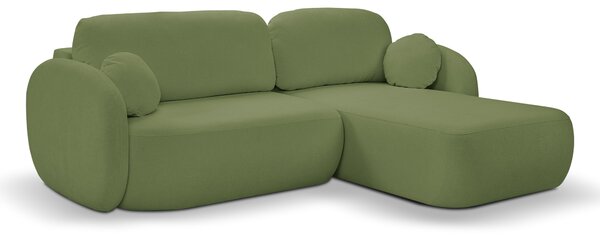 Rohová sedací souprava Onyx (zelená) (P). Akce -25%