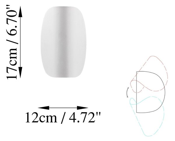 Opviq Nástěnná LED lampa Heybe chrom