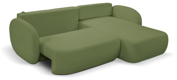 Rohová sedací souprava Onyx (zelená) (P). Akce -25%
