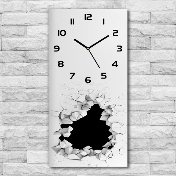 Nástěnné hodiny tiché Díra ve stěně pl_zsp_30x60_c-f_53922873