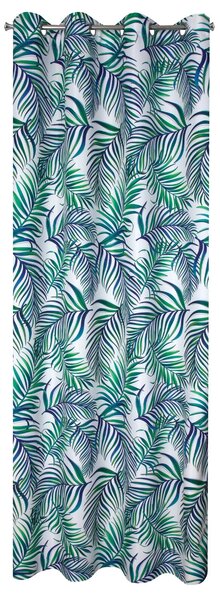ZÁVĚS NA KROUŽCÍCH PALMS 02 140X250 CM VZOROVANÁ