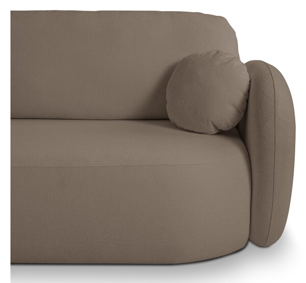 Rohová sedací souprava Onyx (hnědá) (L). Akce -25%