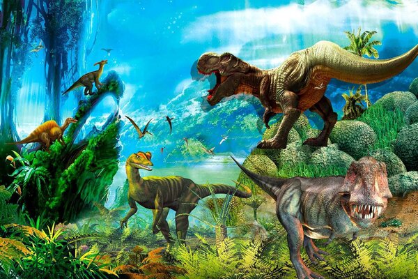Fototapeta Řev tyranosaura, Fototapety - Muralas.cz