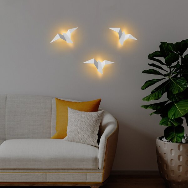 Opviq Nástěnné LED svítidlo Pacali M bílé