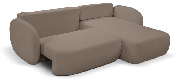 Rohová sedací souprava Onyx (hnědá) (P). Akce -25%