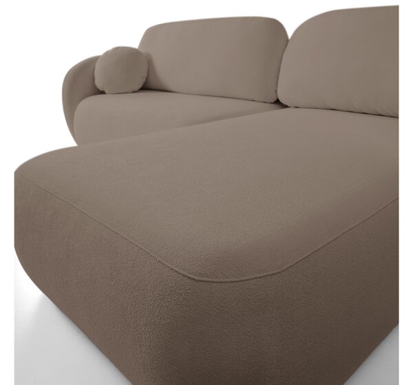 Rohová sedací souprava Onyx (hnědá) (P). Akce -25%
