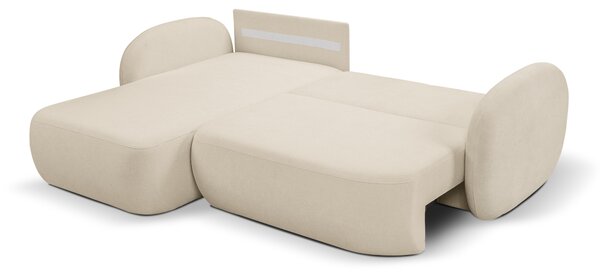 Rohová sedací souprava Onyx (krémová) (L). Akce -25%