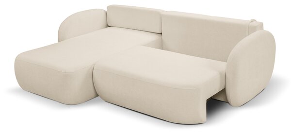 Rohová sedací souprava Onyx (krémová) (L). Akce -25%