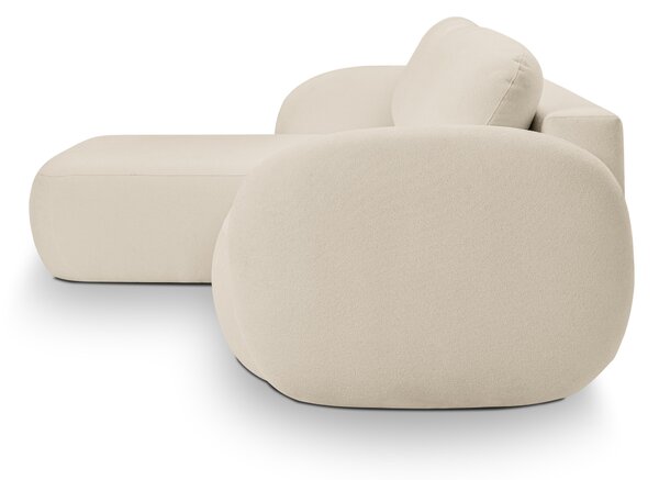 Rohová sedací souprava Onyx (krémová) (L). Akce -25%