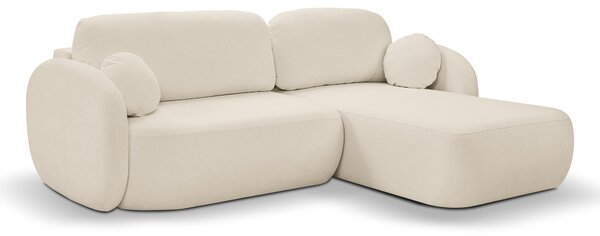 Rohová sedací souprava Onyx (krémová) (P). Akce -25%