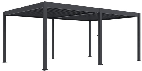 Rojaplast Bioklimatická pergola INTRO DUO 6x4 m, hliník - volně stojící