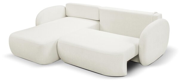 Rohová sedací souprava Onyx (bílá) (L). Akce -25%