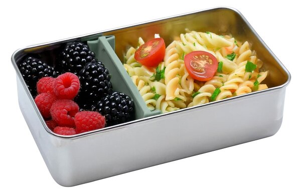 Melii Svačinový box nerezový 740 ml Barva: zelená