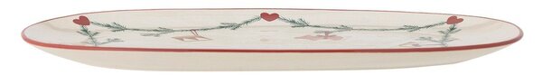 Kameninový tác s vánočním motivem 23x38,5 cm Yule – Bloomingville