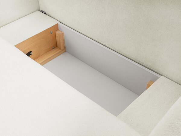 Rohová sedací souprava Onyx (bílá) (L). Akce -25%