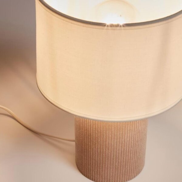 Kave Home Béžová stolní lampa Bianella 29 cm