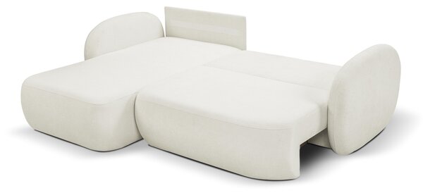 Rohová sedací souprava Onyx (bílá) (L). Akce -25%
